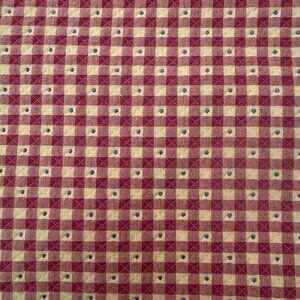 Decorator Fabric Just shy 1 1/2 yards Country Prim Fabric